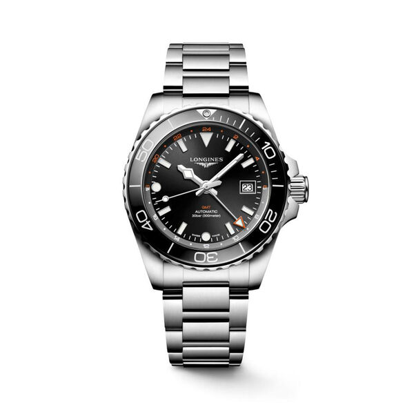 HydroConquest Automatic GMT 41 mm Stainless Steel