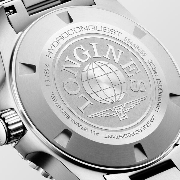 HydroConquest Automatic GMT 41 mm Stainless Steel