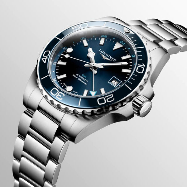HydroConquest Automatic GMT 41 mm Stainless Steel