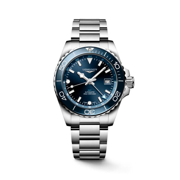 HydroConquest Automatic GMT 41 mm Stainless Steel