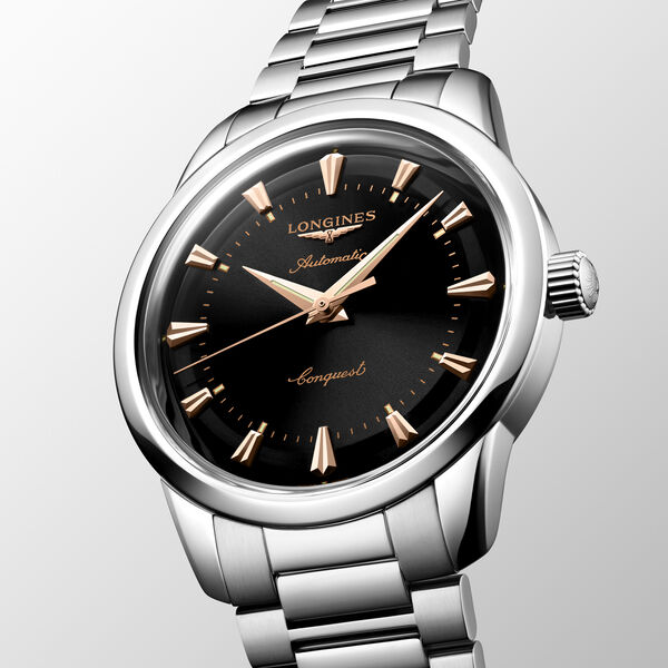 Conquest Heritage Automatic 40 mm Stainless Steel