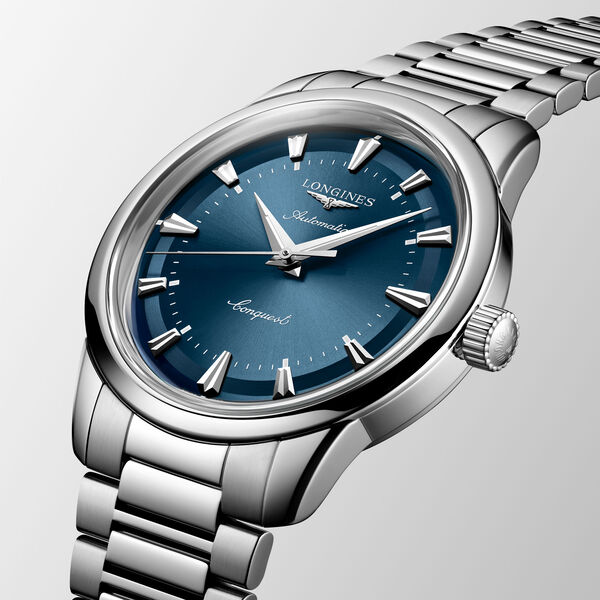 Conquest Heritage Automatic 40 mm Stainless Steel