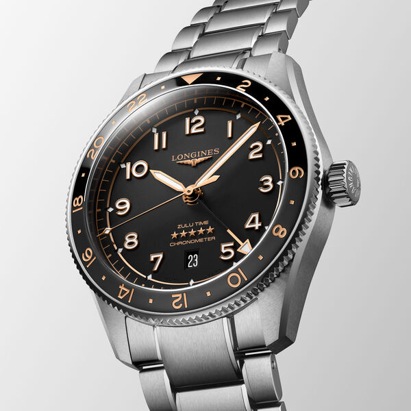 Spirit Zulu Time Automatic GMT 42 mm Stainless Steel