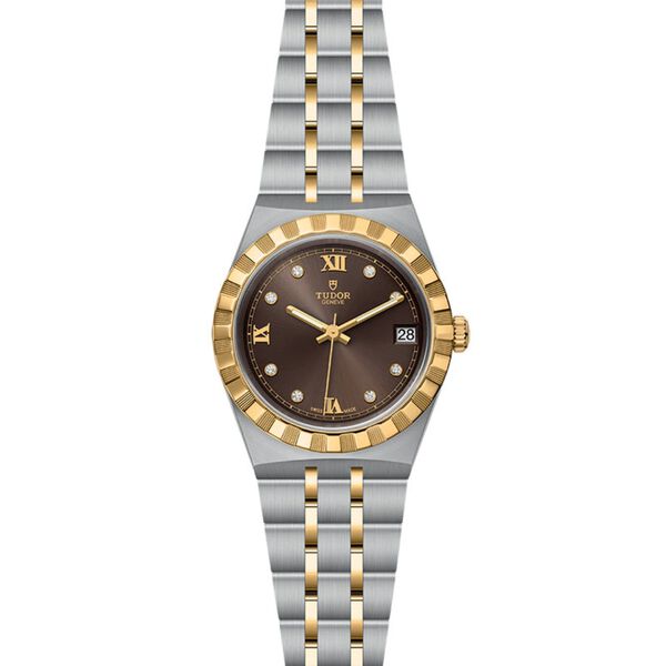 Royal Automatic 34 mm Yellow Gold, Stainless Steel and Diamond