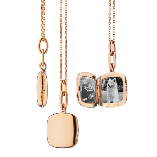 Slim Lockets Viv Rose Gold Pendant