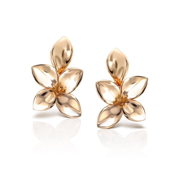 Giardini Segreti Small Rose Gold Stud Earrings