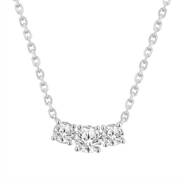 White Gold Diamond Pendant Necklace