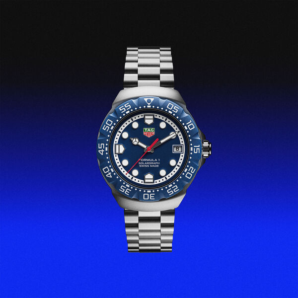 Formula 1 Solargraph 38 mm Stainless Steel