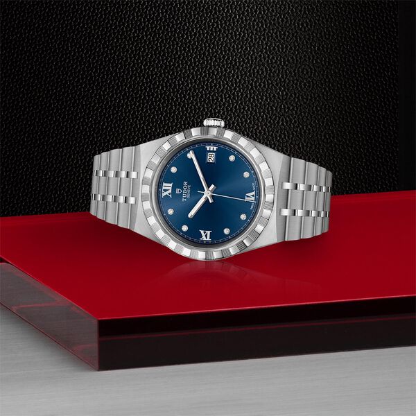 Royal Automatic 38 mm Stainless Steel and Diamond