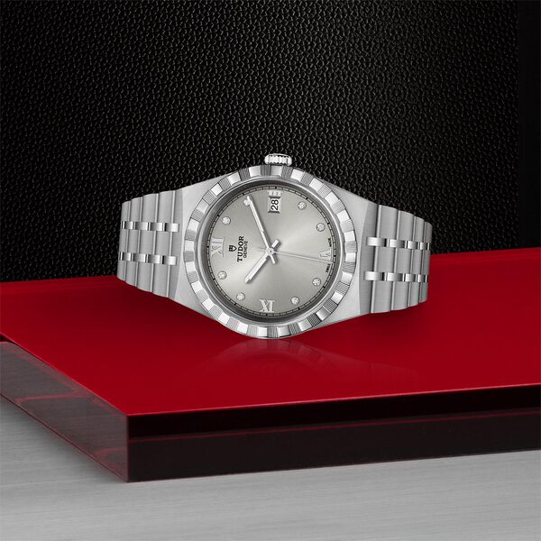 Royal Automatic 38 mm Stainless Steel and Diamond
