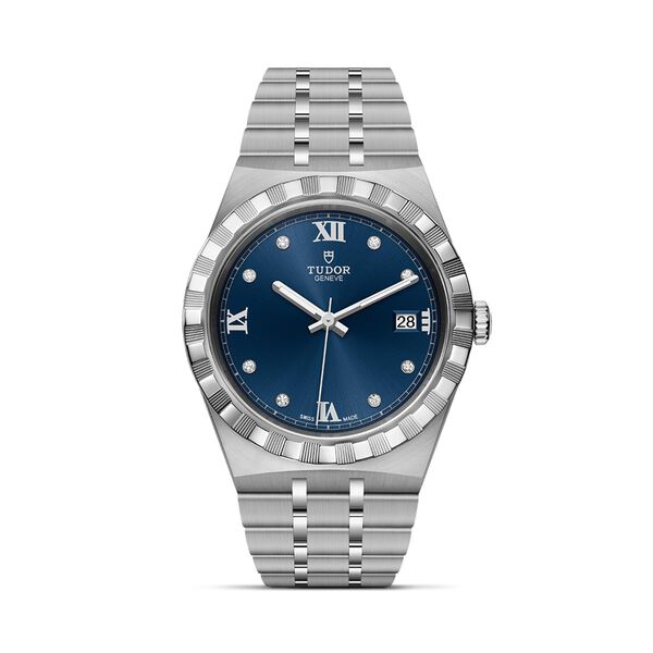 Royal Automatic 38 mm Stainless Steel and Diamond
