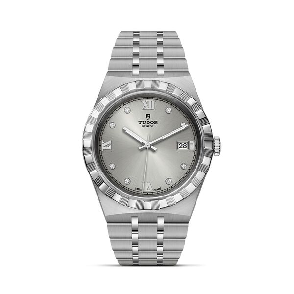 Royal Automatic 38 mm Stainless Steel and Diamond
