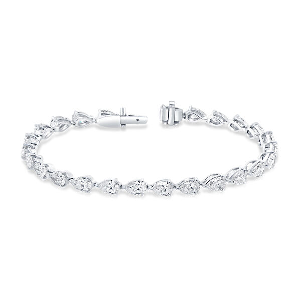 High Jewellery Signature Link White Gold and Diamond Bracelet