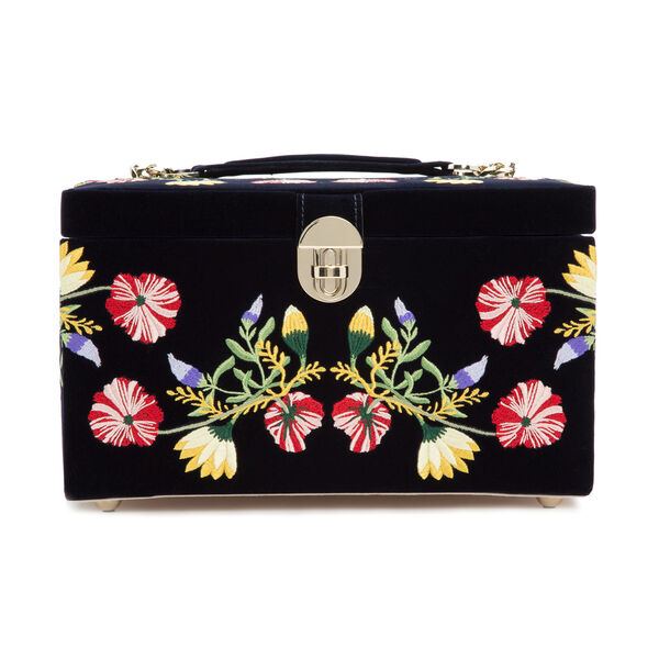 Zoe Indigo Medium Jewellery Case