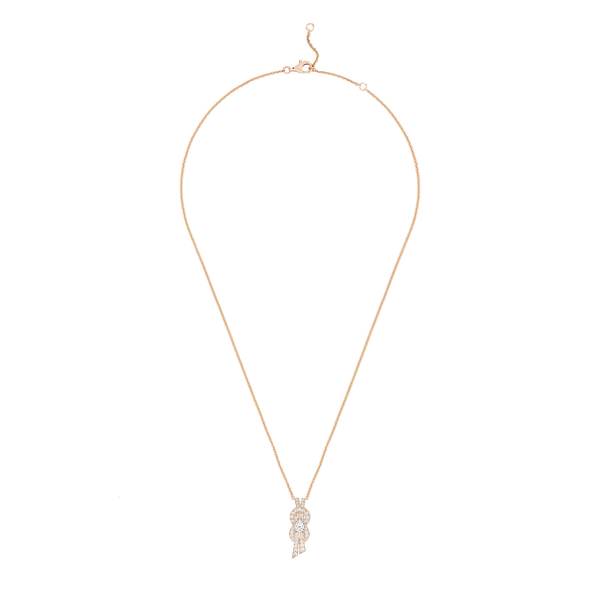 Chance Infinie Medium Rose Gold and Diamond Pendant