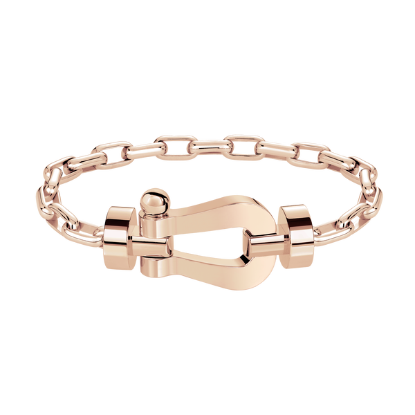 Force 10 Extra Large Rose Gold Cable Bracelet
