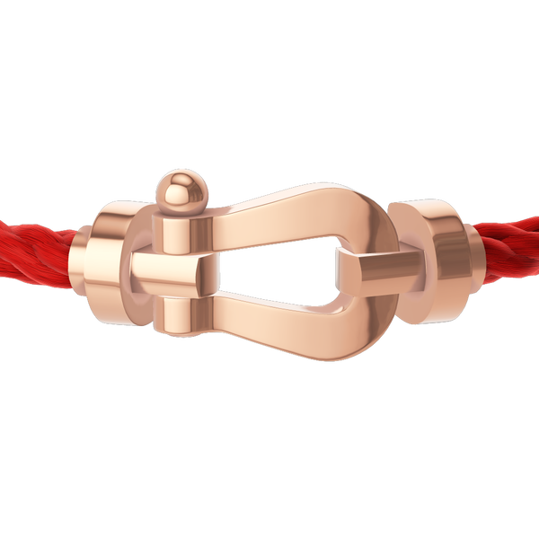 Force 10 Large Rose Gold Cable Bracelet