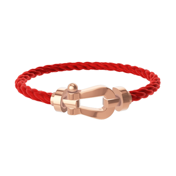 Force 10 Large Rose Gold Cable Bracelet