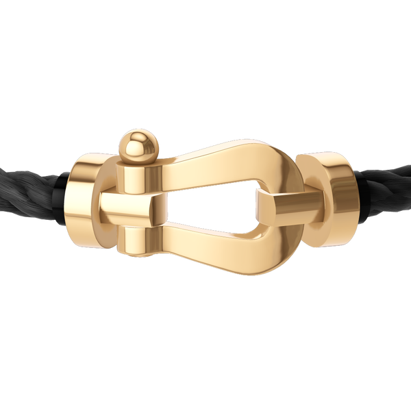 Force 10 Large Yellow Gold Cable Bracelet