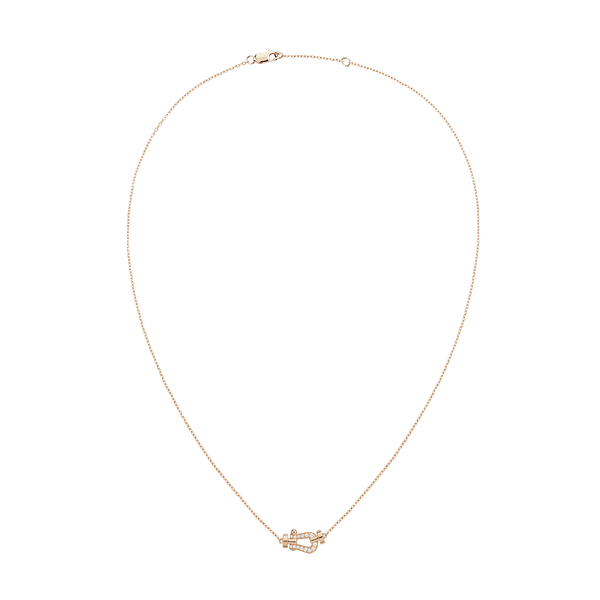 Force 10 Small Rose Gold and Diamond Pav&eacute; Pendant
