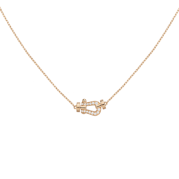 Force 10 Small Rose Gold and Diamond Pav&eacute; Pendant
