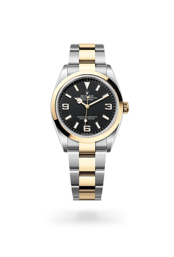rolex Explorer in Yellow Rolesor, M124273-0001 - Maison Birks