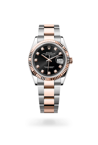 rolex Datejust in Everose Rolesor, M126231-0020 - Maison Birks