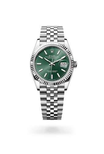 rolex Datejust in White Rolesor, M126234-0051 - Maison Birks