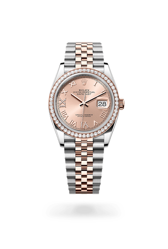 rolex Datejust in Everose Rolesor, M126281RBR-0015 - Maison Birks