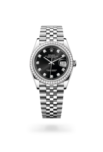rolex Datejust in White Rolesor, M126284RBR-0019 - Maison Birks