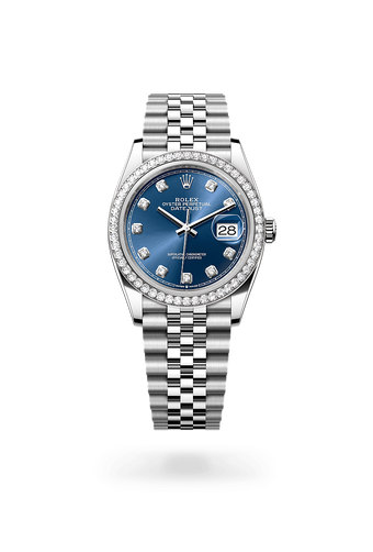 rolex Datejust in White Rolesor, M126284RBR-0029 - Maison Birks
