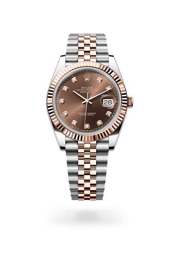 rolex Datejust in Everose Rolesor, M126331-0004 - Maison Birks