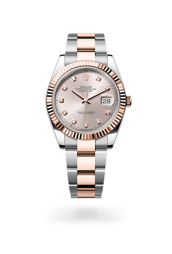 rolex Datejust in Everose Rolesor, M126331-0007 - Maison Birks
