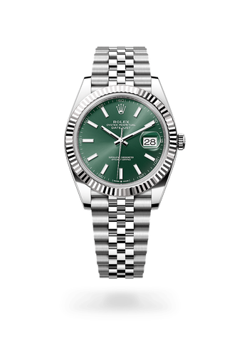 rolex Datejust in White Rolesor, M126334-0028 - Maison Birks