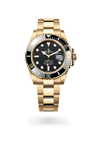 Rolex Submariner in 18 ct yellow gold, M126618LN-0002 - Maison Birks