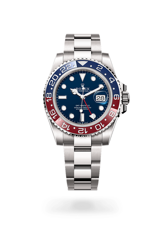 rolex GMT Master-II in 18 ct white gold, M126719BLRO-0003 - Maison Birks