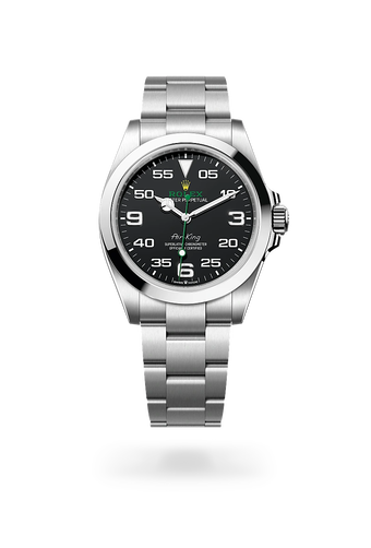rolex Air-King in Oystersteel, M126900-0001 - Maison Birks