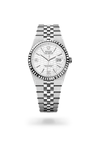 rolex Land-Dweller in White Rolesor, M127234-0001 - Maison Birks