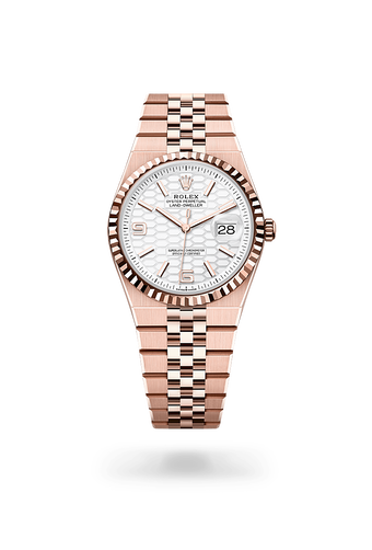 rolex Land-Dweller in 18 ct Everose gold, M127235-0001 - Maison Birks