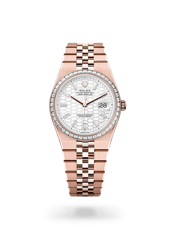 rolex Land-Dweller in 18 ct Everose gold and diamond, M127285TBR-0002 - Maison Birks