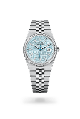 rolex Land-Dweller in Platinum and diamond, M127286TBR-0001 - Maison Birks
