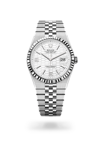 rolex Land-Dweller in White Rolesor, M127334-0001 - Maison Birks