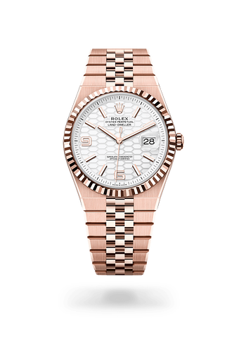 rolex Land-Dweller in 18 ct Everose gold, M127335-0001 - Maison Birks