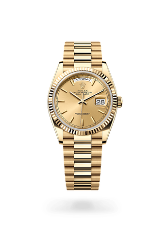 rolex Day-Date in 18 ct yellow gold, M128238-0045 - Maison Birks