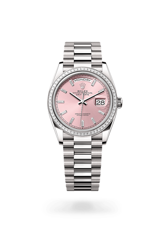 rolex Day-Date in 18 ct white gold, M128399TBR-0029 - Maison Birks