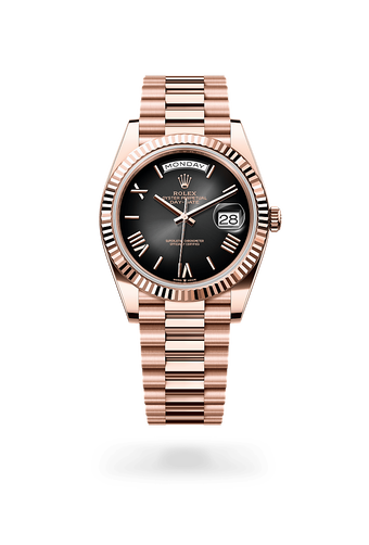 rolex Day-Date in 18 ct Everose gold, M228235-0055 - Maison Birks