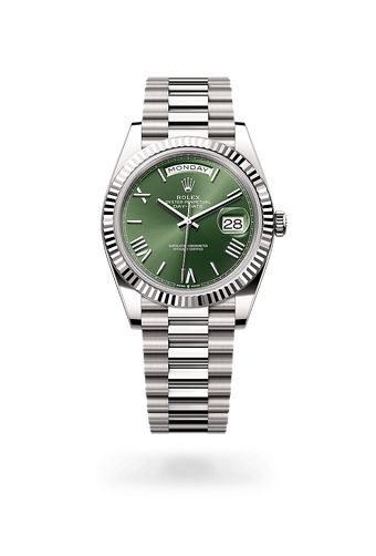 rolex Day-Date in 18 ct white gold, M228239-0033 - Maison Birks