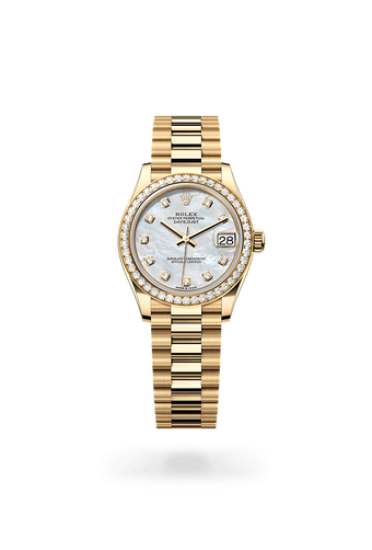 rolex Datejust in 18 ct yellow gold, M278288RBR-0006 - Maison Birks