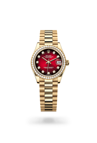 rolex Datejust in 18 ct yellow gold, M278288RBR-0041 - Maison Birks