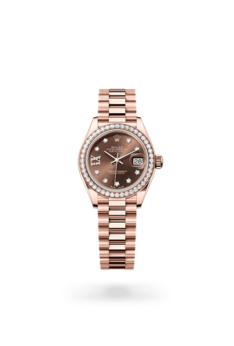rolex Datejust in 18 ct Everose gold, M279135RBR-0001 - Maison Birks